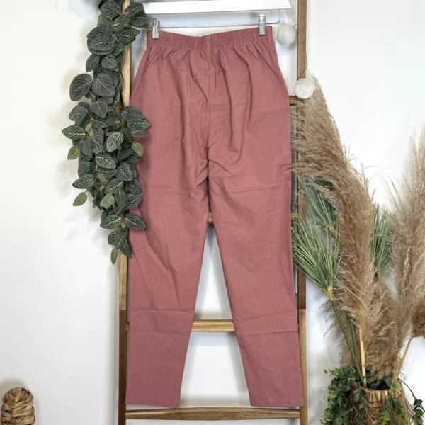T545- Pantalon Confort JST (T38-T52) - rose-poudre - 58