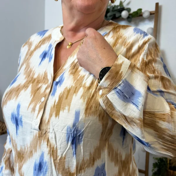 Z789- Blouse Christy Losanges (T44-T52) - camel - 52