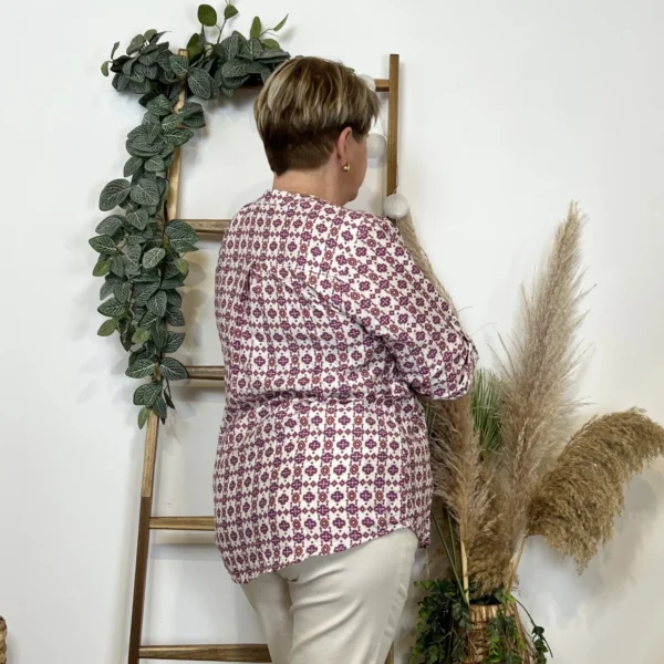 Z784- Blouse "Christy" (T44-T52) - violet - 52