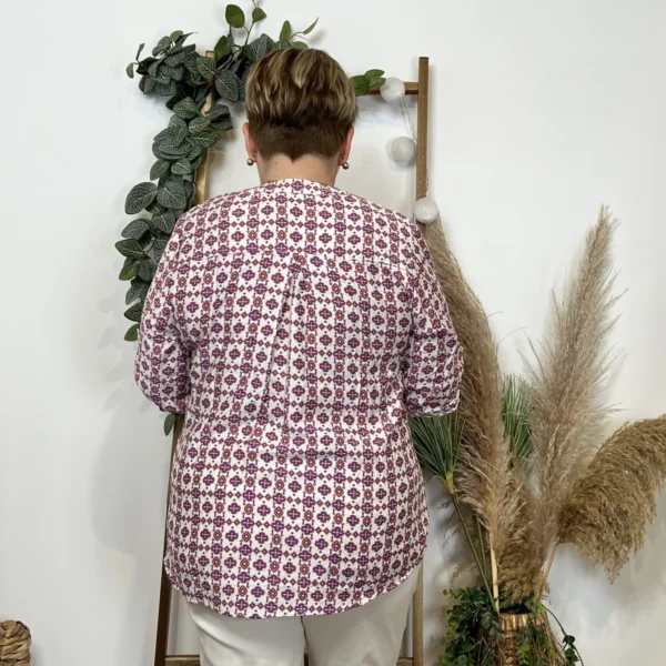 Z784- Blouse "Christy" (T44-T52) - violet - 52