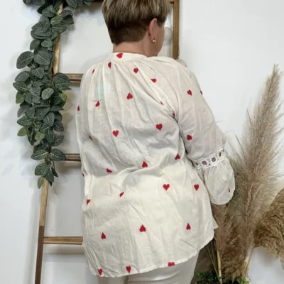Z337- Blouse coton ❤️ (Gt) 🇮🇹