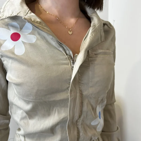 Z069- Salopette Melly&co (T34-T42) - beige - 42