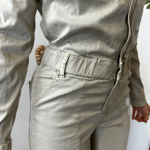 Z069- Salopette Melly&co (T34-T42) - beige - 42