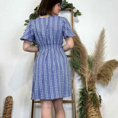 I931- Robe Maëlle (T36-T40) 🪷 - bleu-jeans - 38