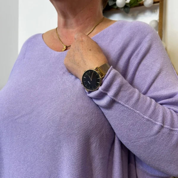 Y104- Pull Court rectangle (Gt) - violet - taille-unique-grande-taille