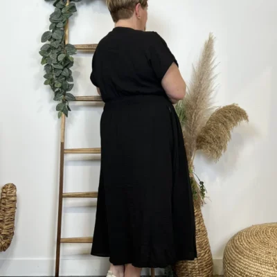 Z350- Robe Christy unie (T44-T52) - noir - 52