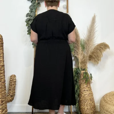 Z350- Robe Christy unie (T44-T52) - noir - 52