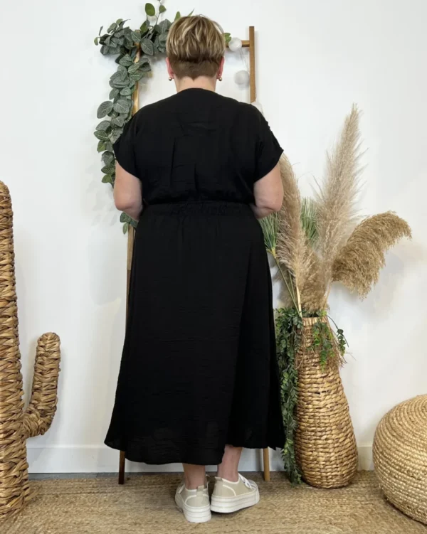 Z350- Robe Christy unie (T44-T52) - noir - 52