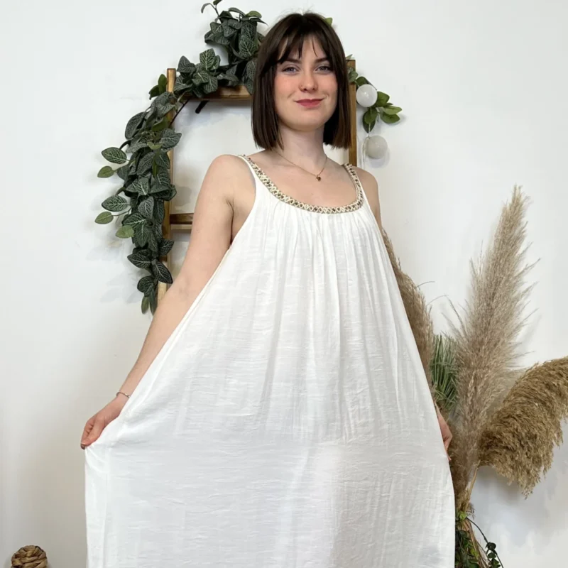 Robe Bohême (T36-T40) - ecru - 40