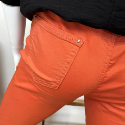 P120- Jean 7/8ème Voggo (T42-T50) - corail - 50