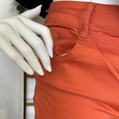 P120- Jean 7/8ème Voggo (T42-T50) - corail - 50