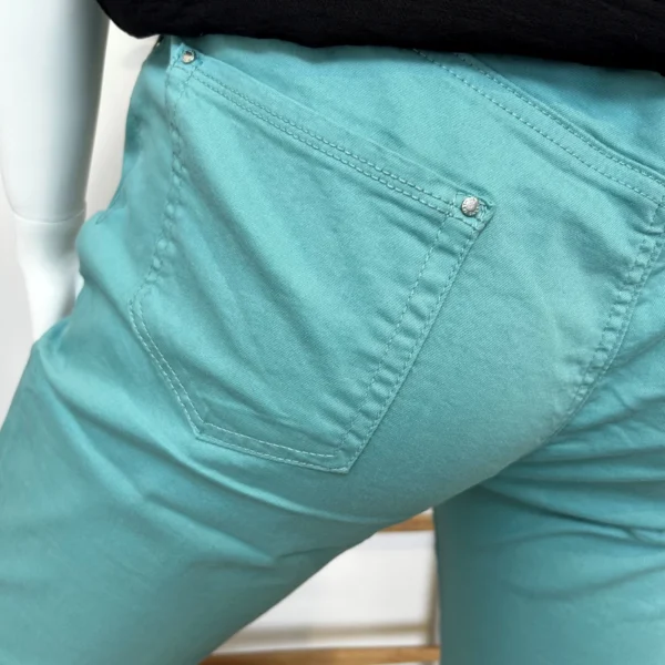 P100- Jean 7/8ème Voggo (T42-T50) - vert-celadon - 50