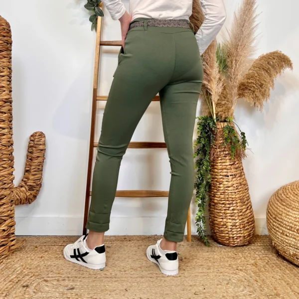 L749- Pantalon Stretch (T36-T50) - kaki - 52