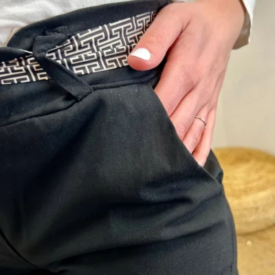 L749- Pantalon Stretch (T36-T50) - noir - 52