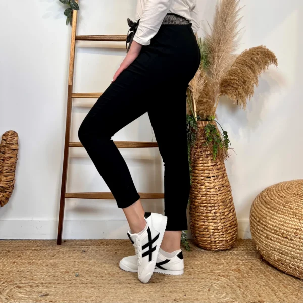 L749- Pantalon Stretch (T36-T50) - marine - 52