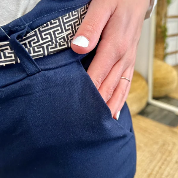 L749- Pantalon Stretch (T36-T50) - marine - 52