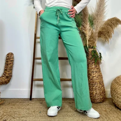 L742- Jogg Flare (Tu) - vert-celadon - taille-unique