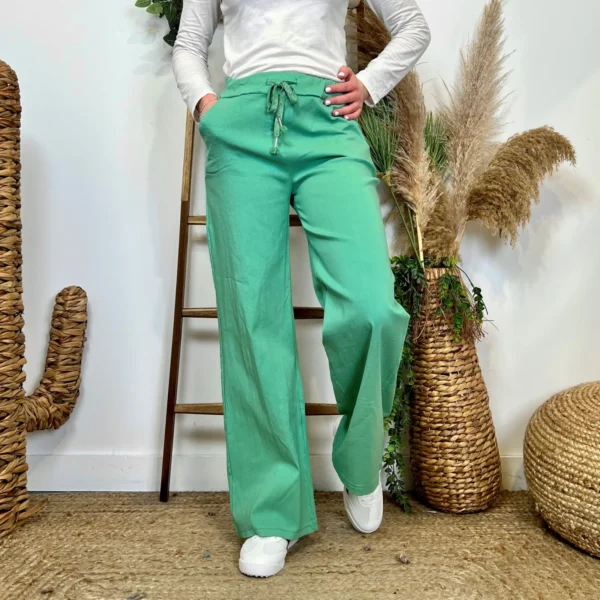 L742- Jogg Flare (Tu) - vert-celadon - taille-unique