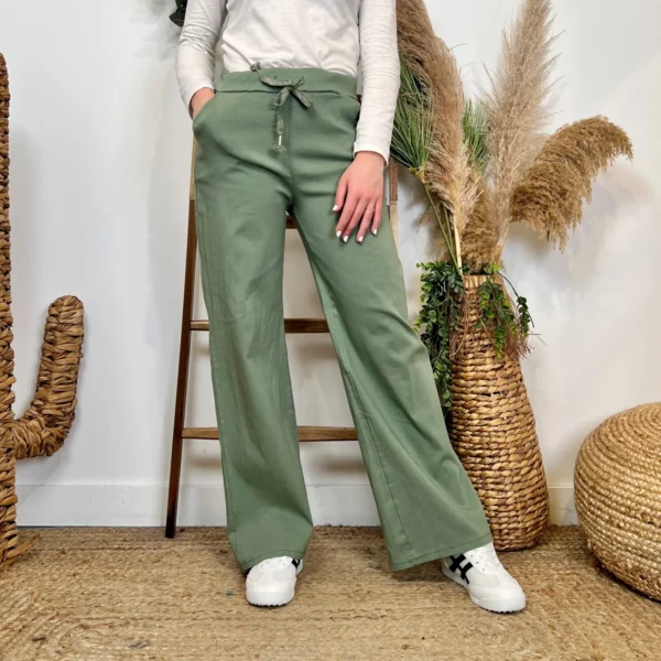 L742- Jogg Flare (Tu) - kaki - taille-unique