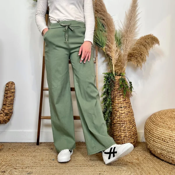 L742- Jogg Flare (Tu) - kaki - taille-unique