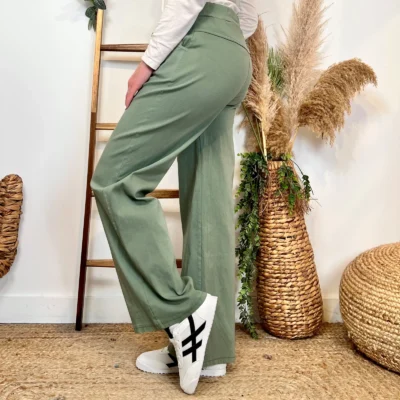 L742- Jogg Flare (Tu) - kaki - taille-unique