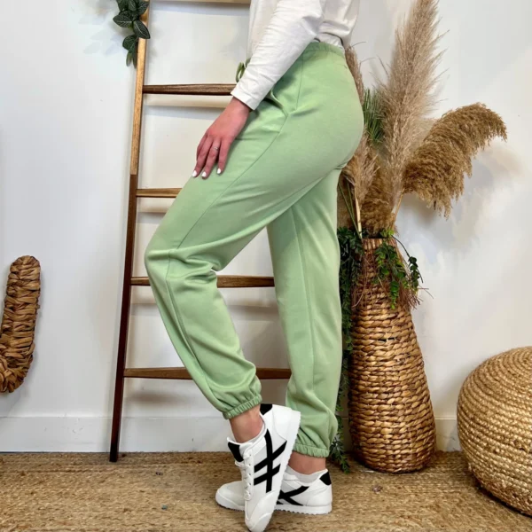 L740- Jogg large (Tu) - vert-pale - taille-unique