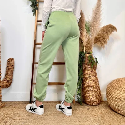 L740- Jogg large (Tu) - vert-pale - taille-unique