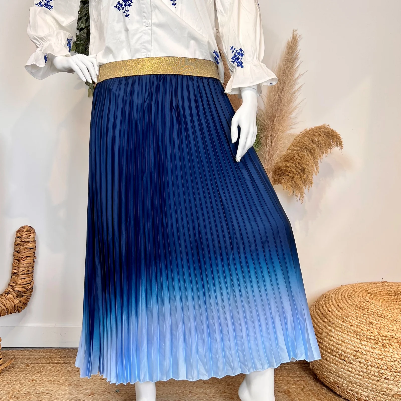 Y100- Jupe "C'Mélodie" Grande Taille.