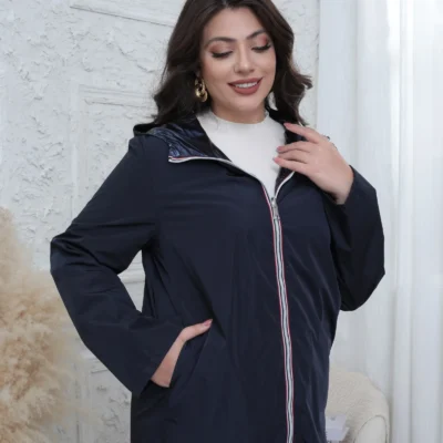 K029- Imper réversible (T36-T42) - marine - 42