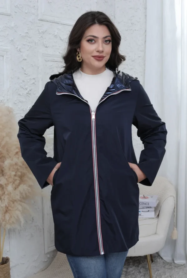 K029- Imper réversible (T36-T42) - marine - 42