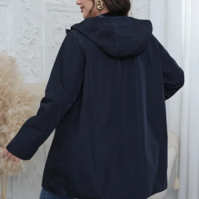 K029- Imper réversible (T36-T42) - marine - 42