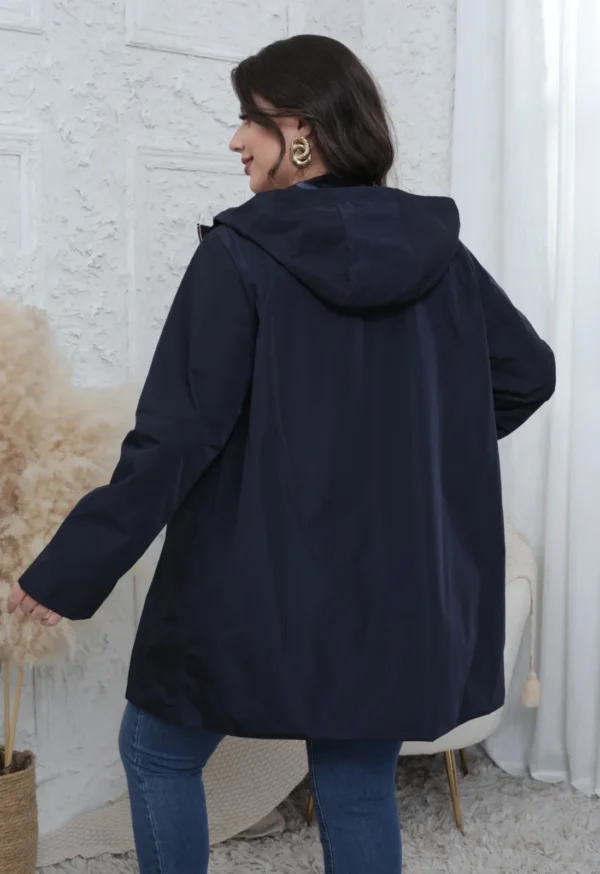 K029- Imper réversible (T36-T42) - marine - 42