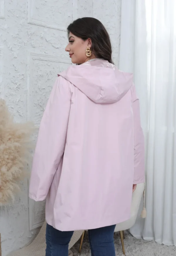 K029- Imper réversible (T36-T42) - rose-pale - 42