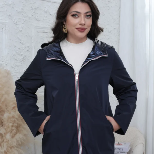 K029- Imper réversible (T36-T42) - marine - 42