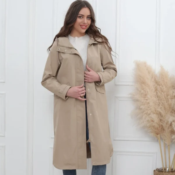 J321- Imper long leger (T36-T44) - beige - 44