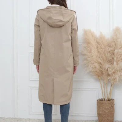 J321- Imper long leger (T36-T44) - beige - 44