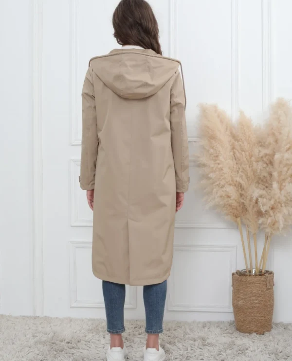 J321- Imper long leger (T36-T44) - beige - 44