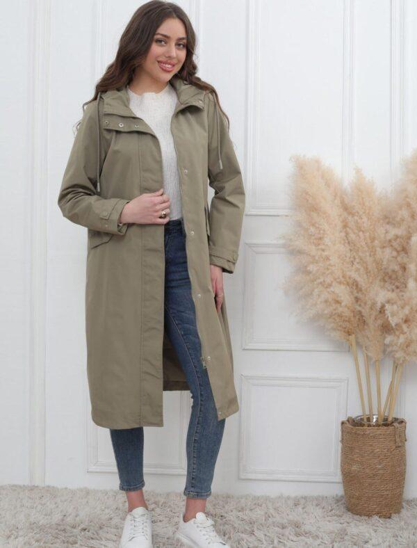 J321- Imper long leger (T36-T44) - kaki - 44