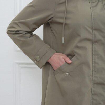 J321- Imper long leger (T36-T44) - kaki - 44