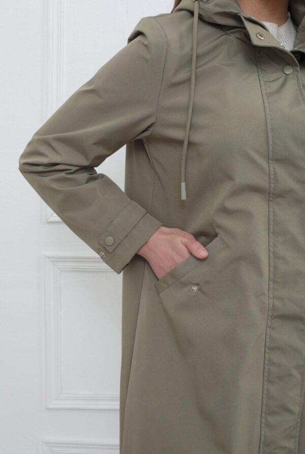 J321- Imper long leger (T36-T44) - kaki - 44