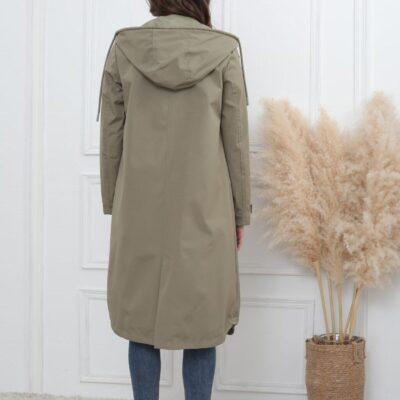 J321- Imper long leger (T36-T44) - kaki - 44