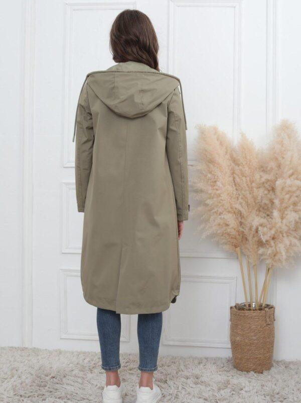 J321- Imper long leger (T36-T44) - kaki - 44