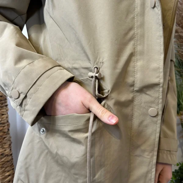 J321- Imper long leger (T36-T44) - beige - 44