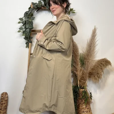 J321- Imper long leger (T36-T44) - beige - 44