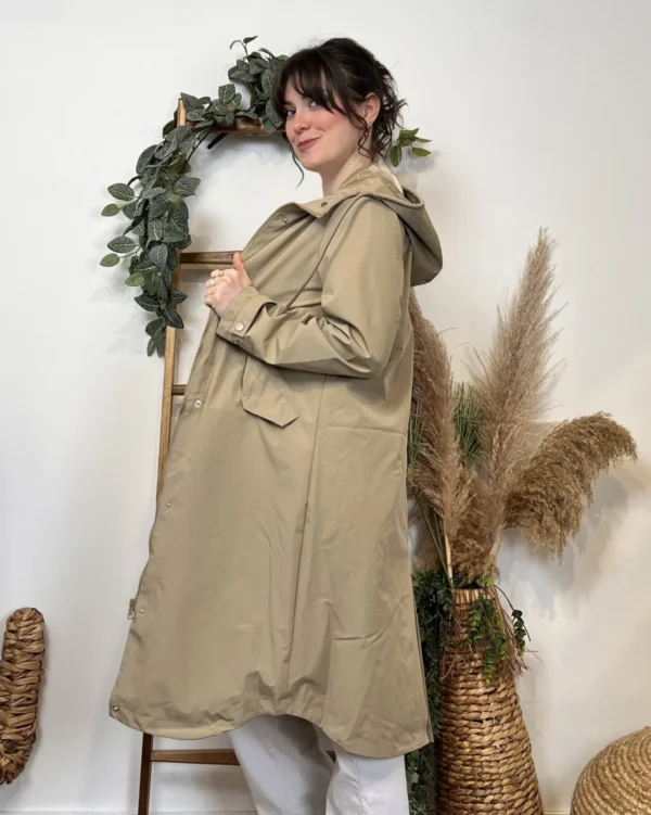 J321- Imper long leger (T36-T44) - beige - 44