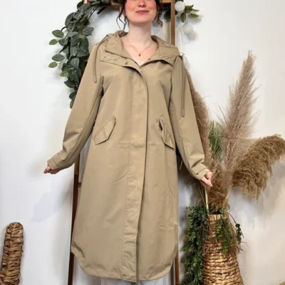 J321- Imper long leger (T36-T44) - beige - 44