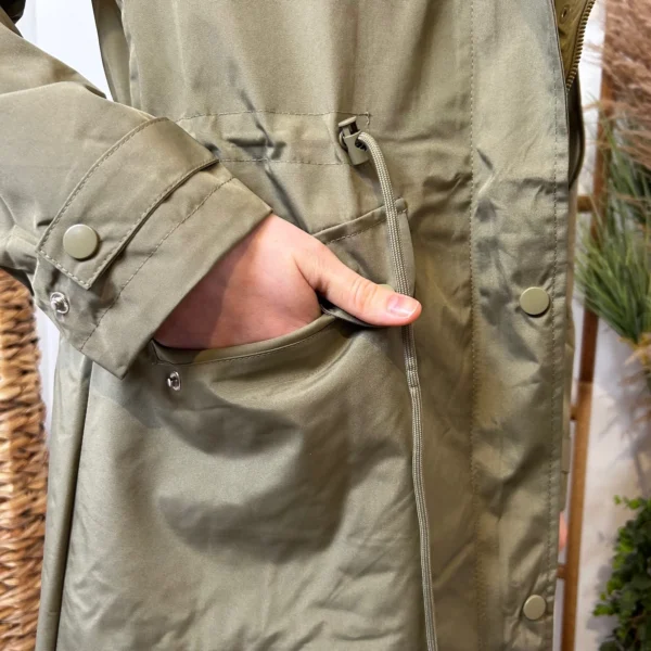 J321- Imper long leger (T36-T44) - kaki - 44