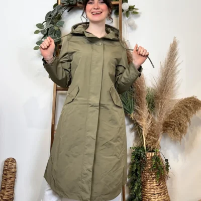 J321- Imper long leger (T36-T44) - kaki - 44