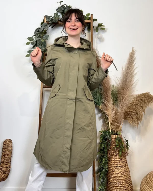 J321- Imper long leger (T36-T44) - kaki - 44