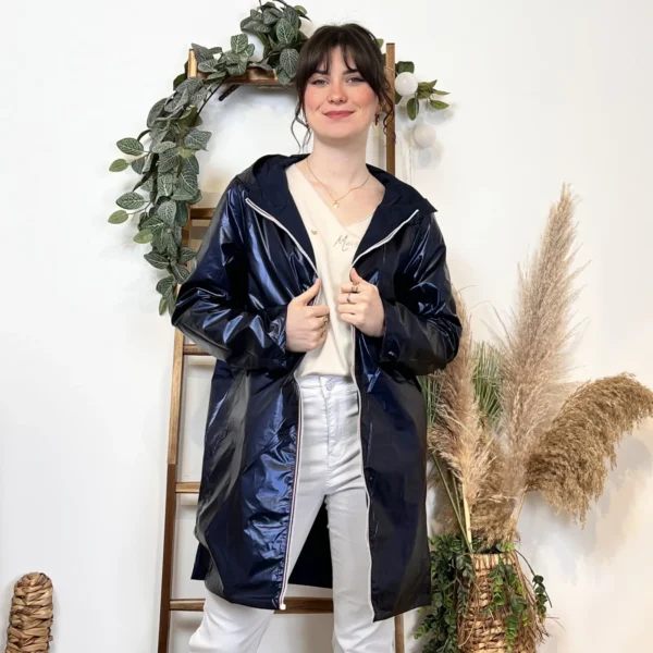 K029- Imper réversible (T36-T42) - marine - 42